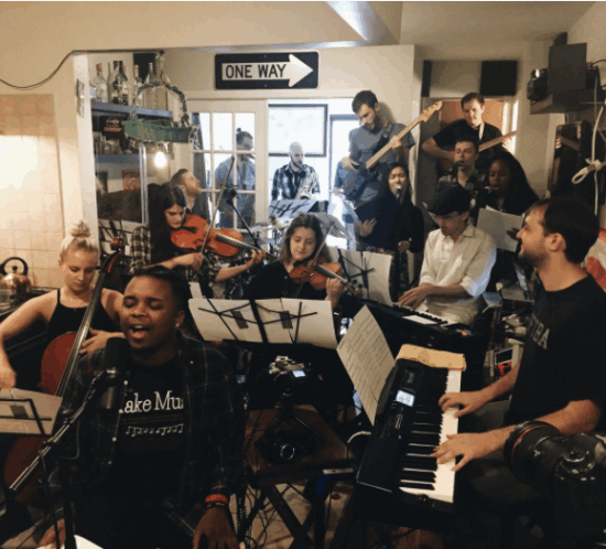 musicians room