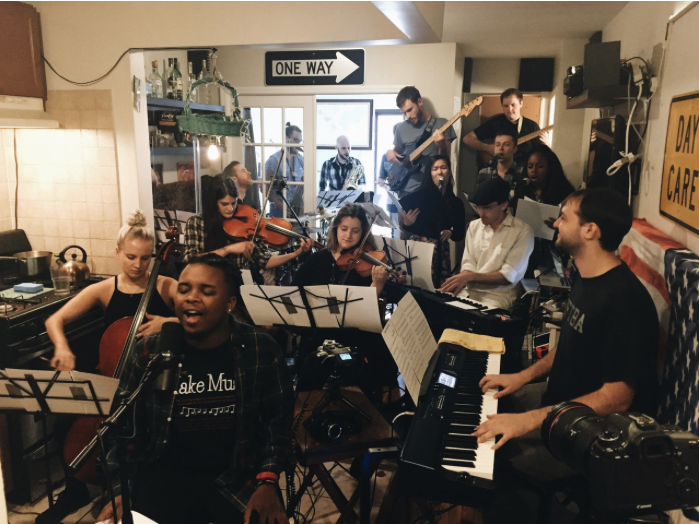 musicians room