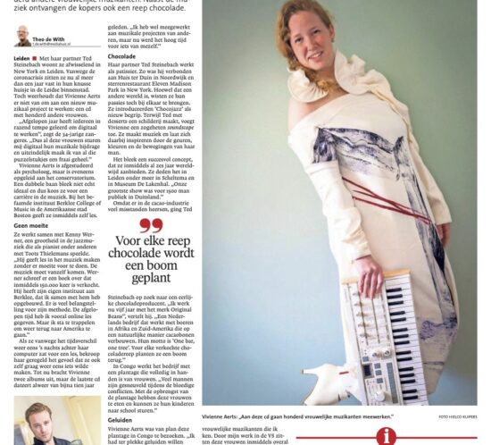 Vivienne Aerts Leidsch Dagblad interview (May 2021)