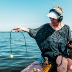 Vivienne Aerts with Hydrophone - photo by Sebastiaan Zoomers