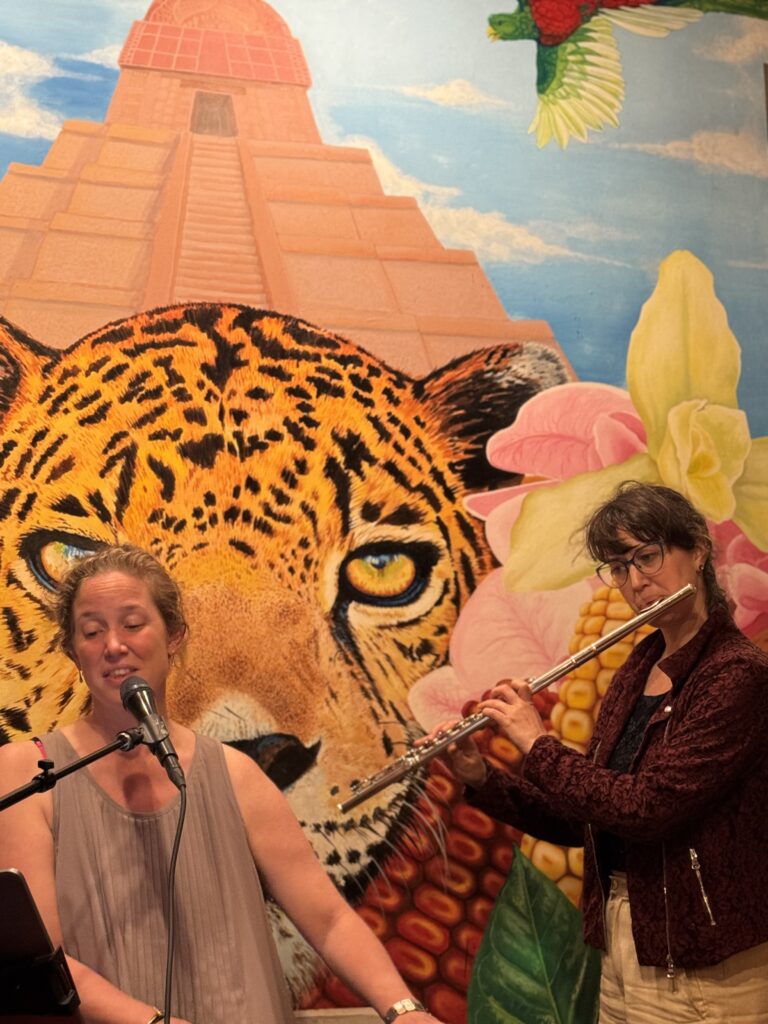 Elsa Nilsson and Vivienne Aerts at iX Cafe